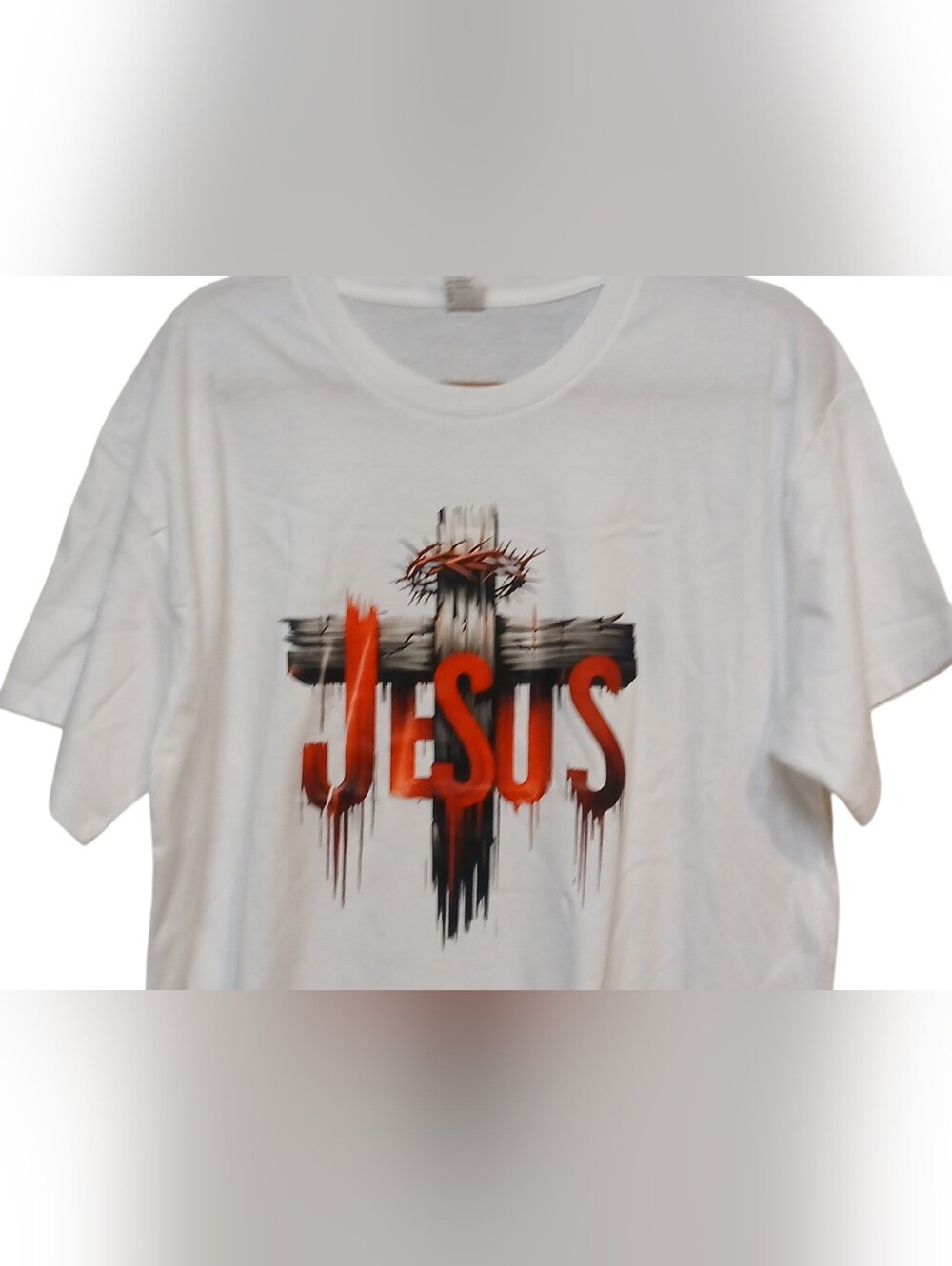 Access Christian Apparel By Nature- NWOT  Short Sleeve Tee Shirt, 100% Cotton, L - Picture 4 of 13